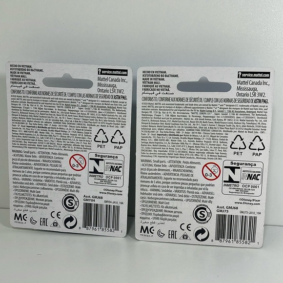 Disney Pixar Monsters, INC. Mattel Micro Collection Figurine Lot of 2 New - Picture 2 of 3